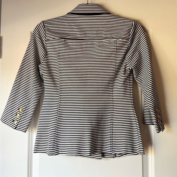Cabi "Life Jacket" Nautical Navy and White
Striped Double-Breasted Blazer - Picture 4 of 11